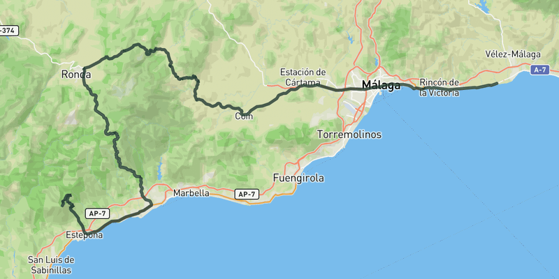 Stage 19 Vuelta 26 road cycling route map