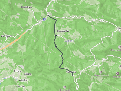 Alto de Muniketa from Zugastieta