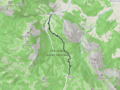 Puerto de Urkiola from Mañaria