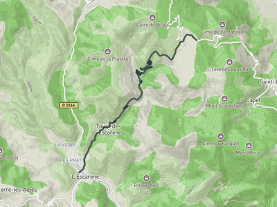 Col de Braus from L'Escarène