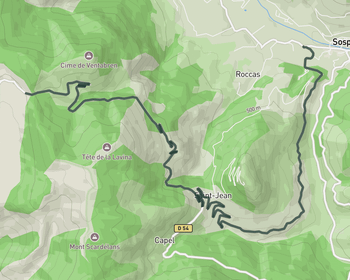 Col de Braus from Sospel