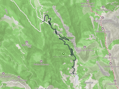 Col de Castillon from Monti