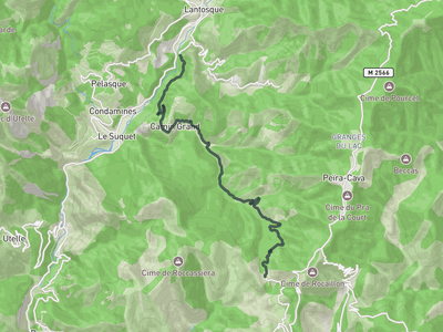 Col de La Porte from Lantosque