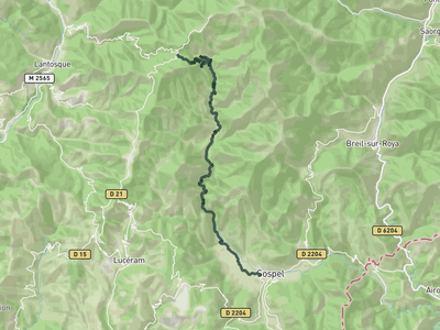 Col de Turini from Sospel