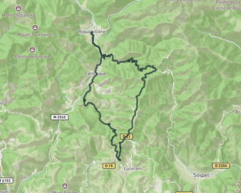 Col de Turini from Roquebillière
