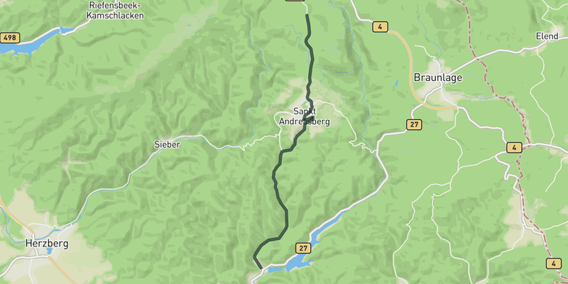Bad Lauterberg to Sonnenberg elevation profile