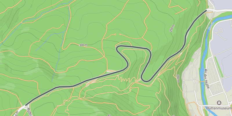 Climb to Rosstrappe elevation profile