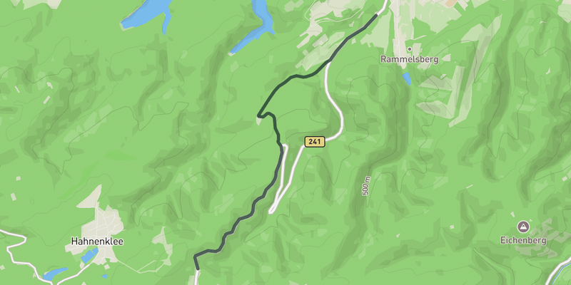 Golsar to the Auerhahn elevation profile