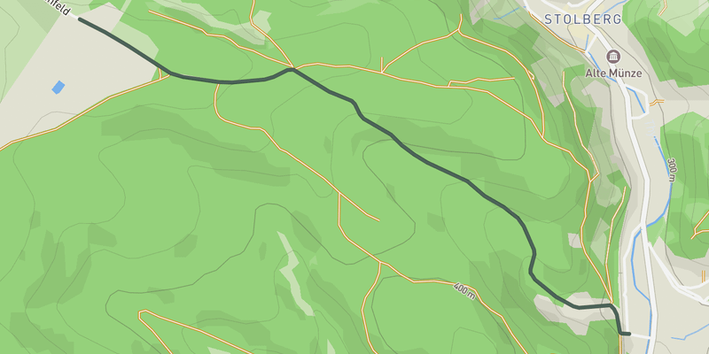 Stolberg Ramp elevation profile
