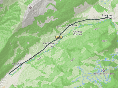 Col de Saint-Jean-de-Sixt from Thônes