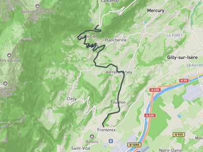 Col de Tamié from Frontenex