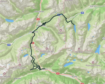 Airolo to Lai da Curnera